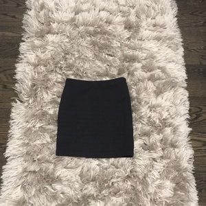 Girls black mini skirt